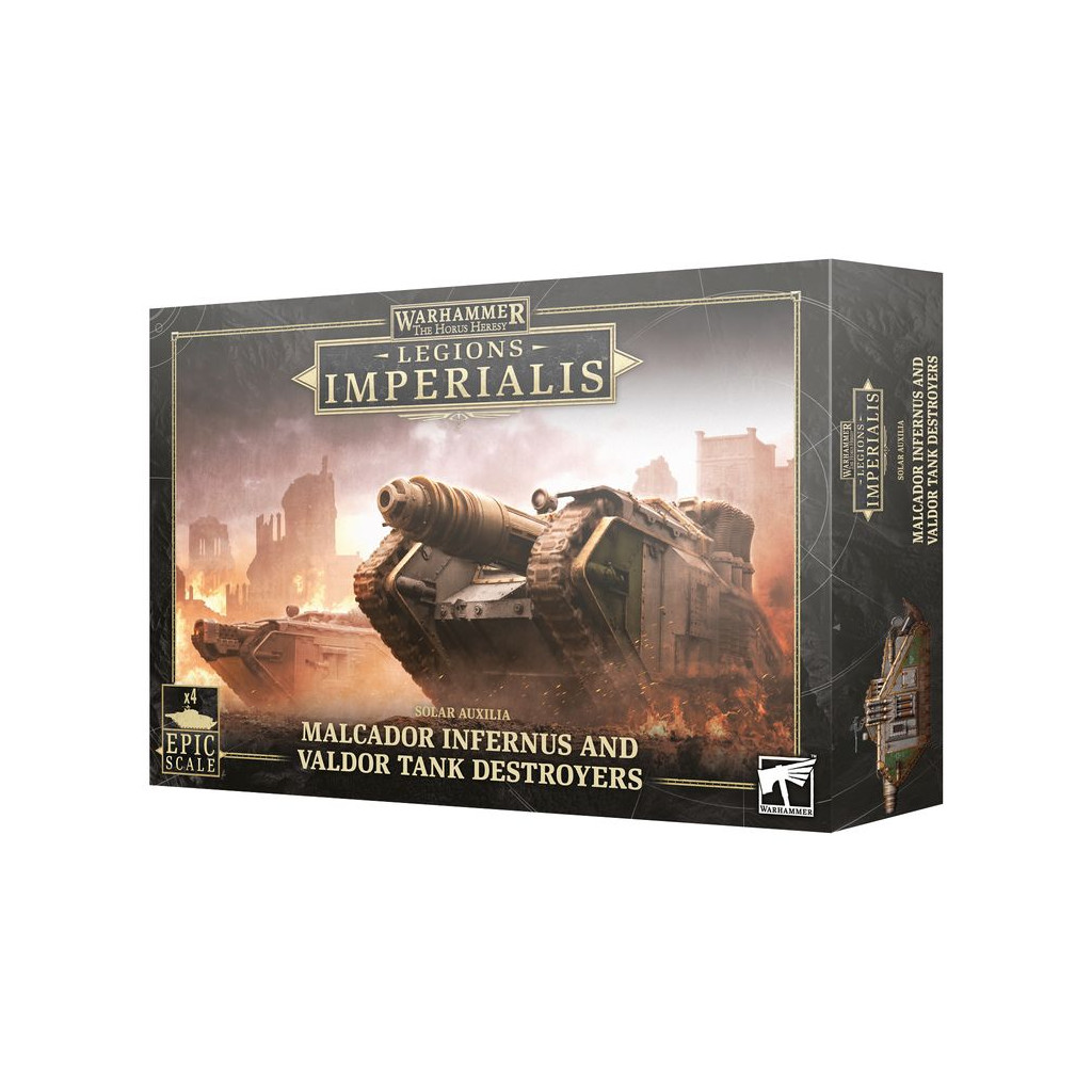 The Horus Heresy : Legions Imperialis - Malcador Infernus et Chasseurs de Chars Valdor