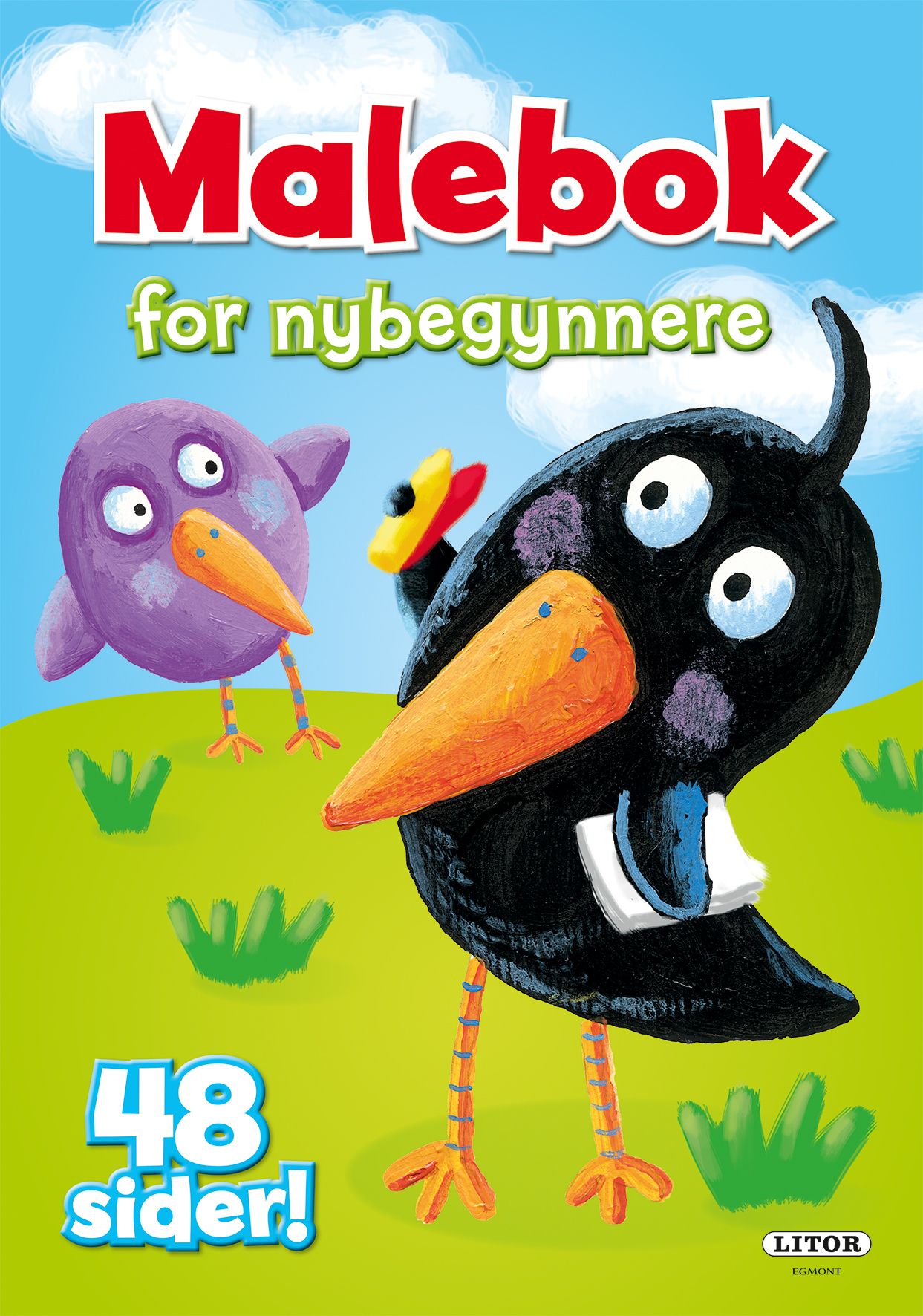 Malebok for nybegynnere 48 sider
