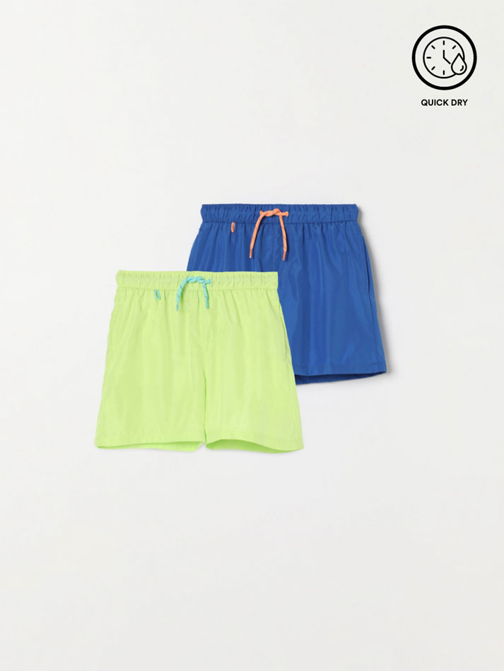 Conjunto com 2 maiôs básicos - Amarelo