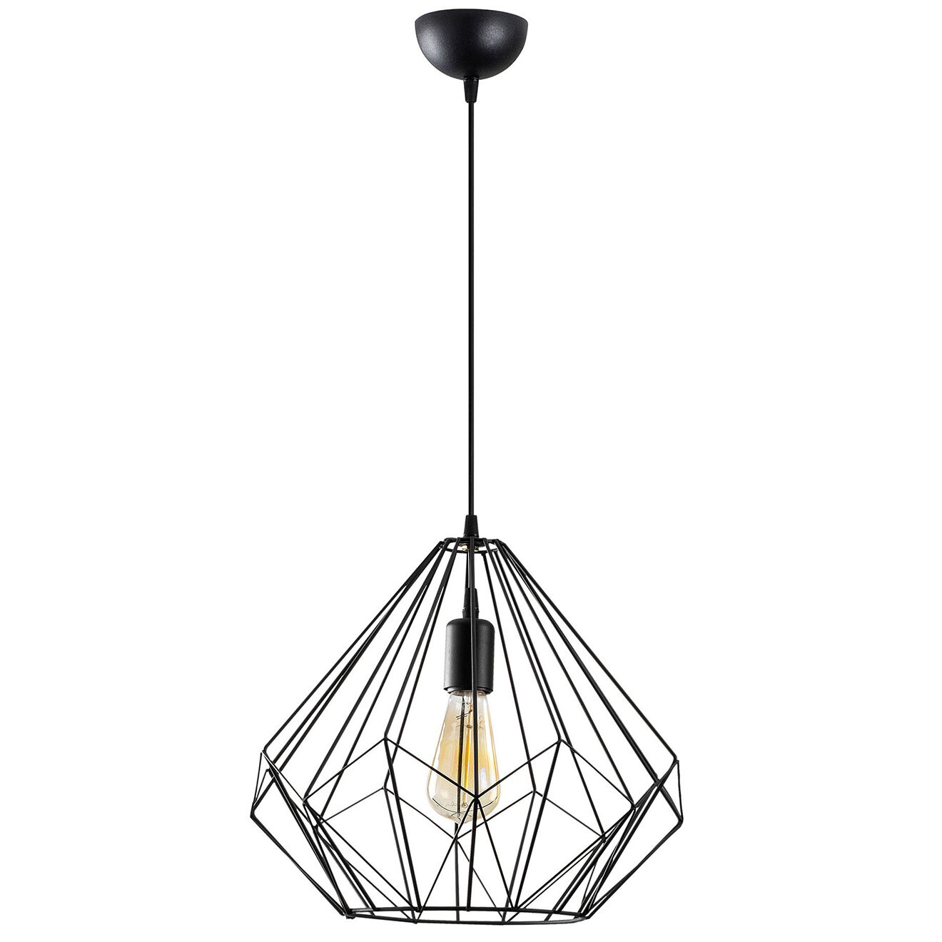 Sheen Suspension Diamond noire - D.37xH.129 cm