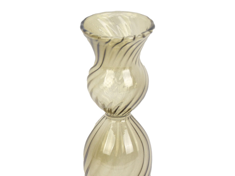 Candle Holder Swirl PT3729BK Black