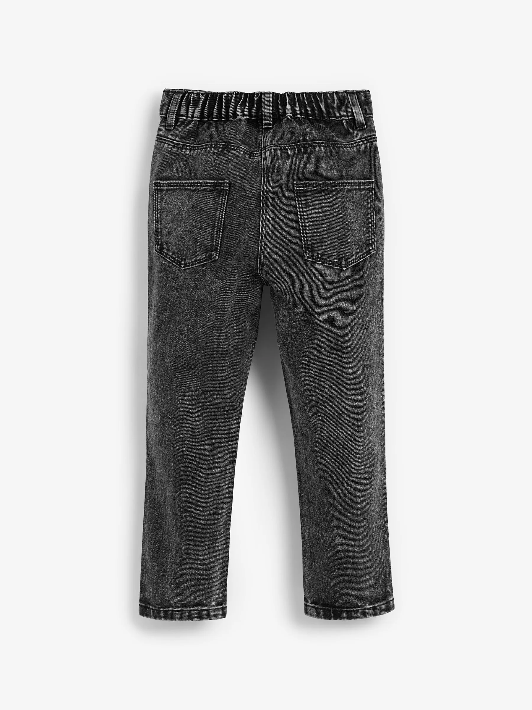 Grijs denim - Mom 100% katoenen jeans (3-16jaar)