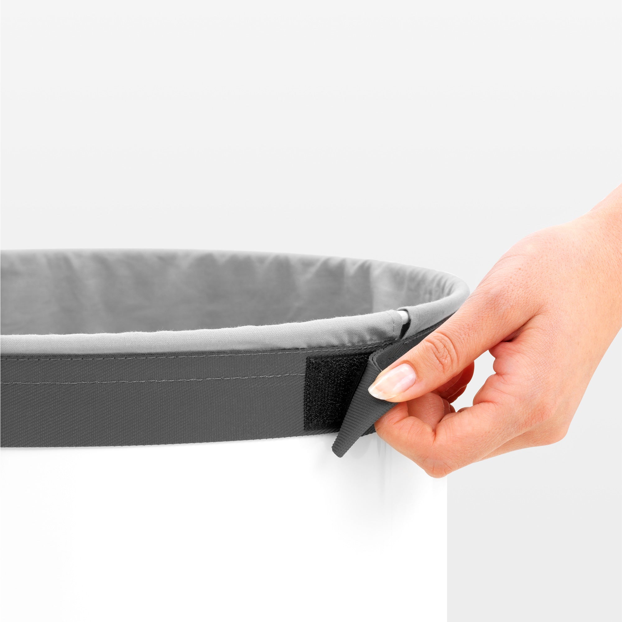 Brabantia Wasbox 60 L - Wit / Kurk