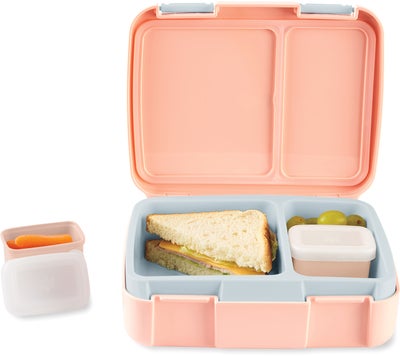 SkipHop Spark Style Bento Matboks Regnbue, Rosa