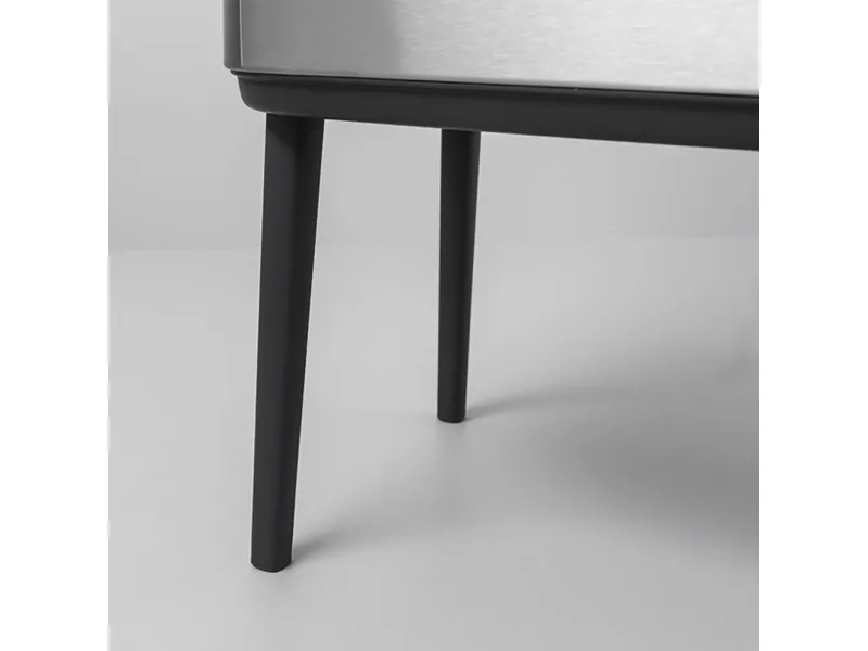 Brabantia Bo Touch Bin - Skraldespand - fliplåg - 36 L - mat stål