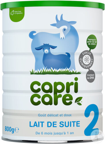 Capricare Lait De Chèvre 2 Lait De Suite En Poudre 6-12 Mois Pot 800g