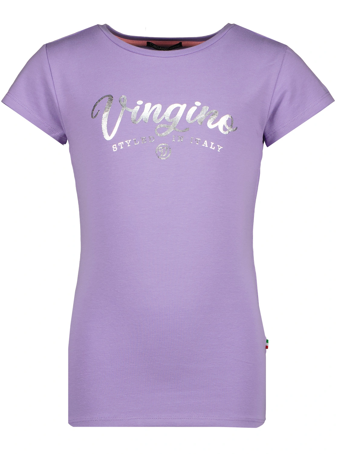 T-Shirt LOGO PRINT in fresh lilac