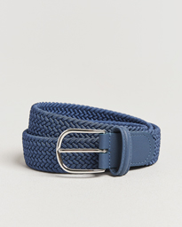 Anderson's Stretch Woven 3,5 cm Belt Khaki