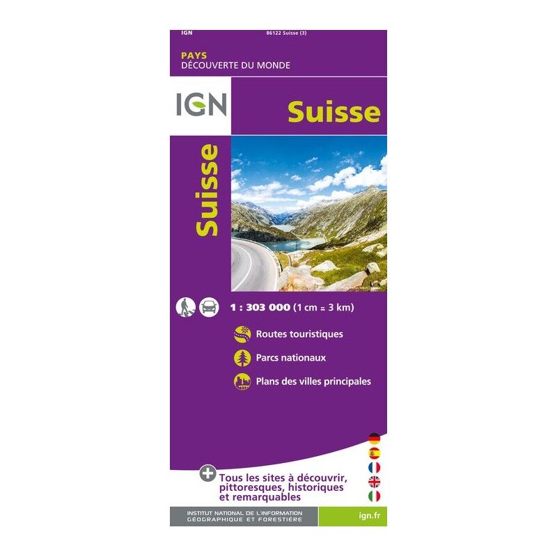 Suisse - Carte topographique