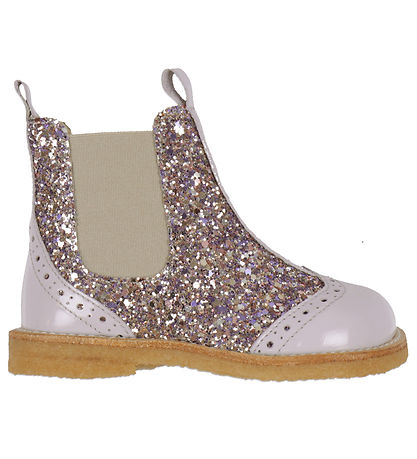Angulus Stiefel - Chelsea - Lilac/Pastel Multi Glitter