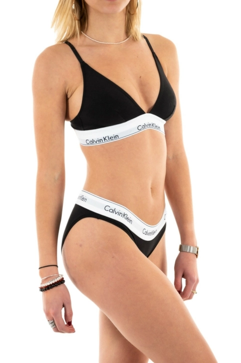 Culottes et strings calvin klein jeans bikini 001 black