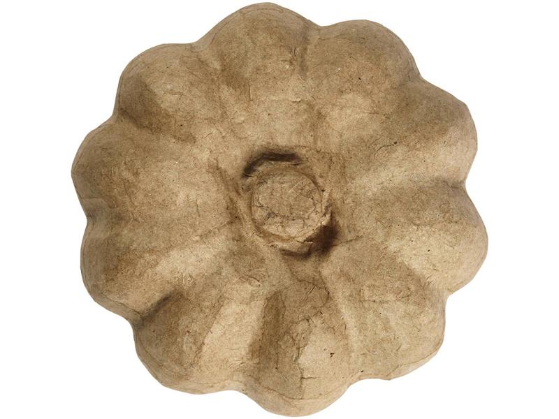 Creativ Company Pappartikel Papp-Kürbis 16 x 10 cm Kürbis aus Pappmaché