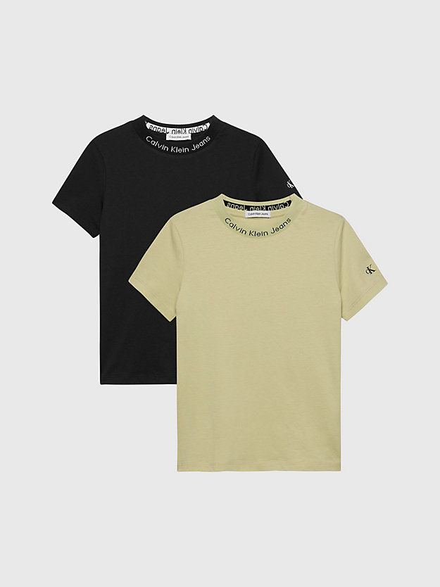 Pacote com 2 camisetas com logotipo