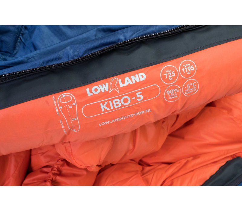 Lowland Outdoor Kibo -5 mummie slaapzak