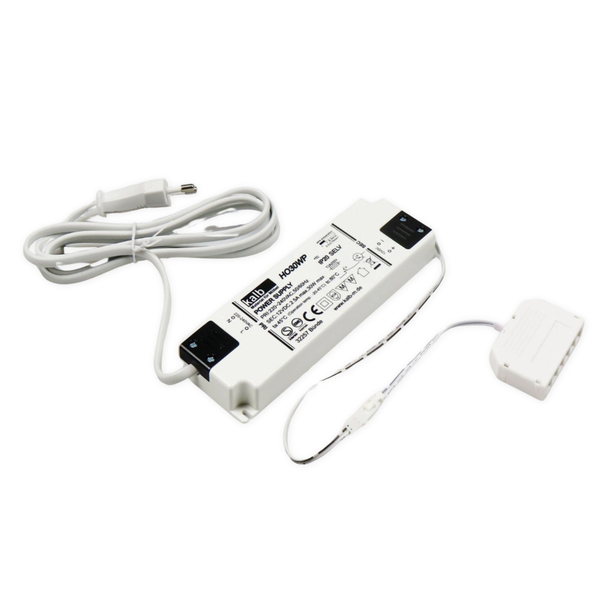 LED Netzteil 12V 30W Trafo Treiber Adapter LED Mini-Stecker