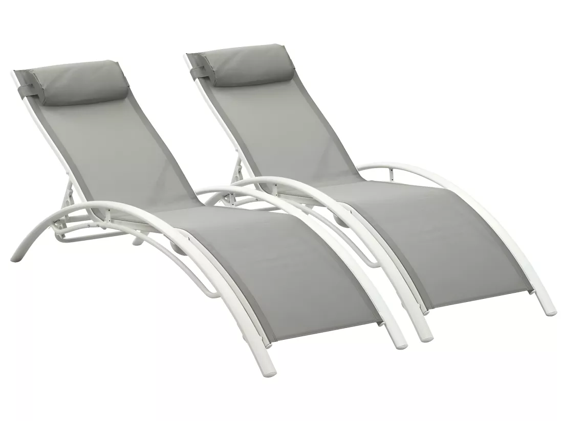 Bain de soleil en aluminium 
