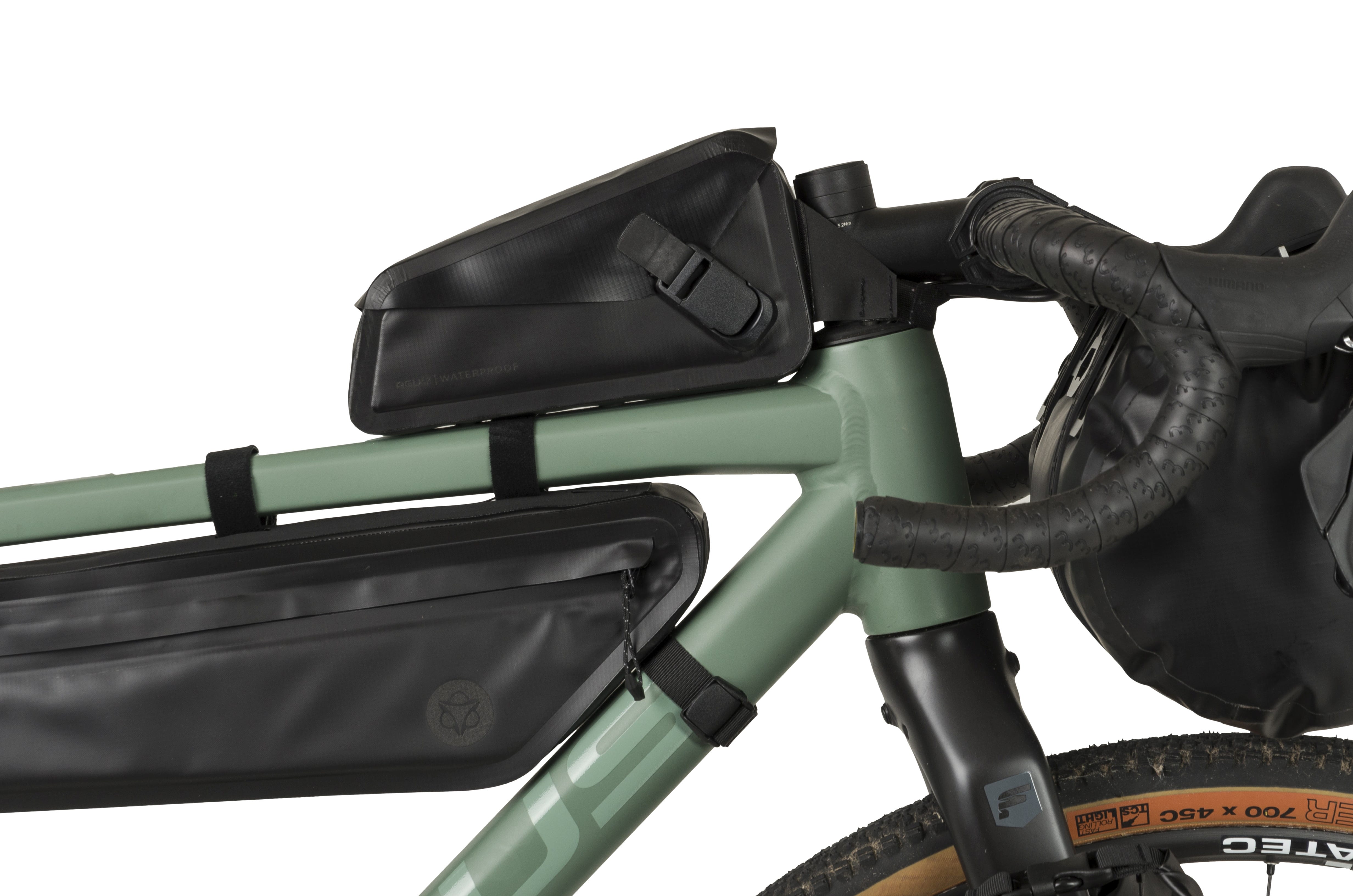 AGU Venture Extreme Pro Bolt-On Top-Tube frametas - Black