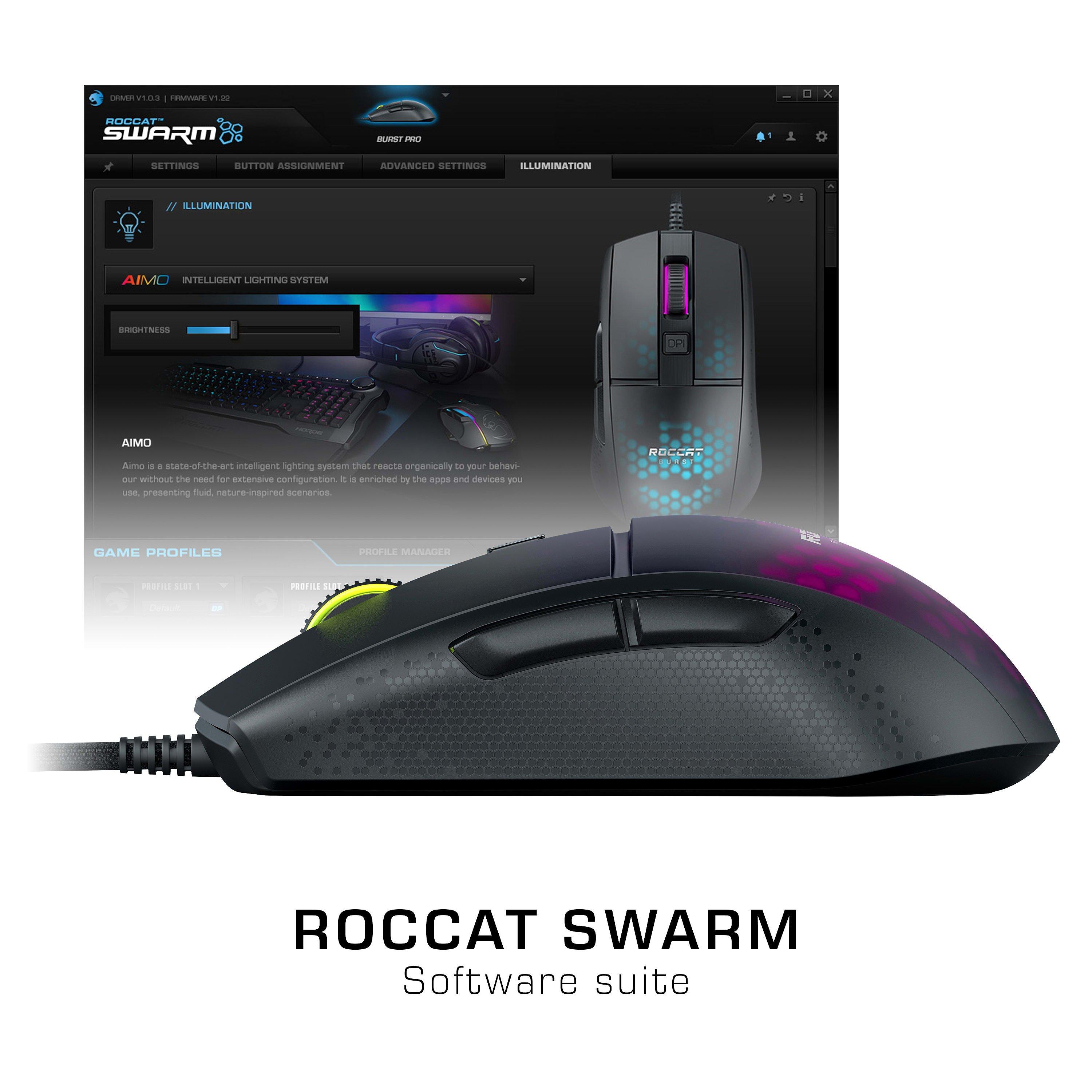 ROCCAT GAME Burst Pro Mouse White
