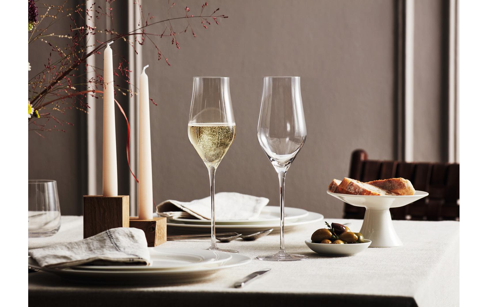 Champagnerglas Brunelli 340 ml, 6 Stück, TransparentGlas geeignet für Champagner oder Schaumweine