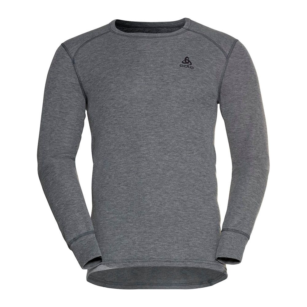 Odlo ACTIVE WARM ECO - Sous-couche Homme odlo steel grey melange