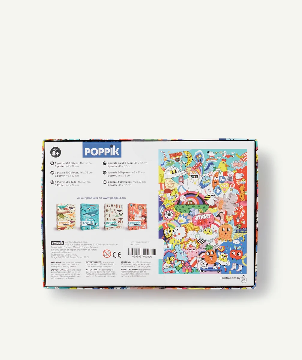 POPPIKPUZZLE GRAFFITIS 500 PIÈCES