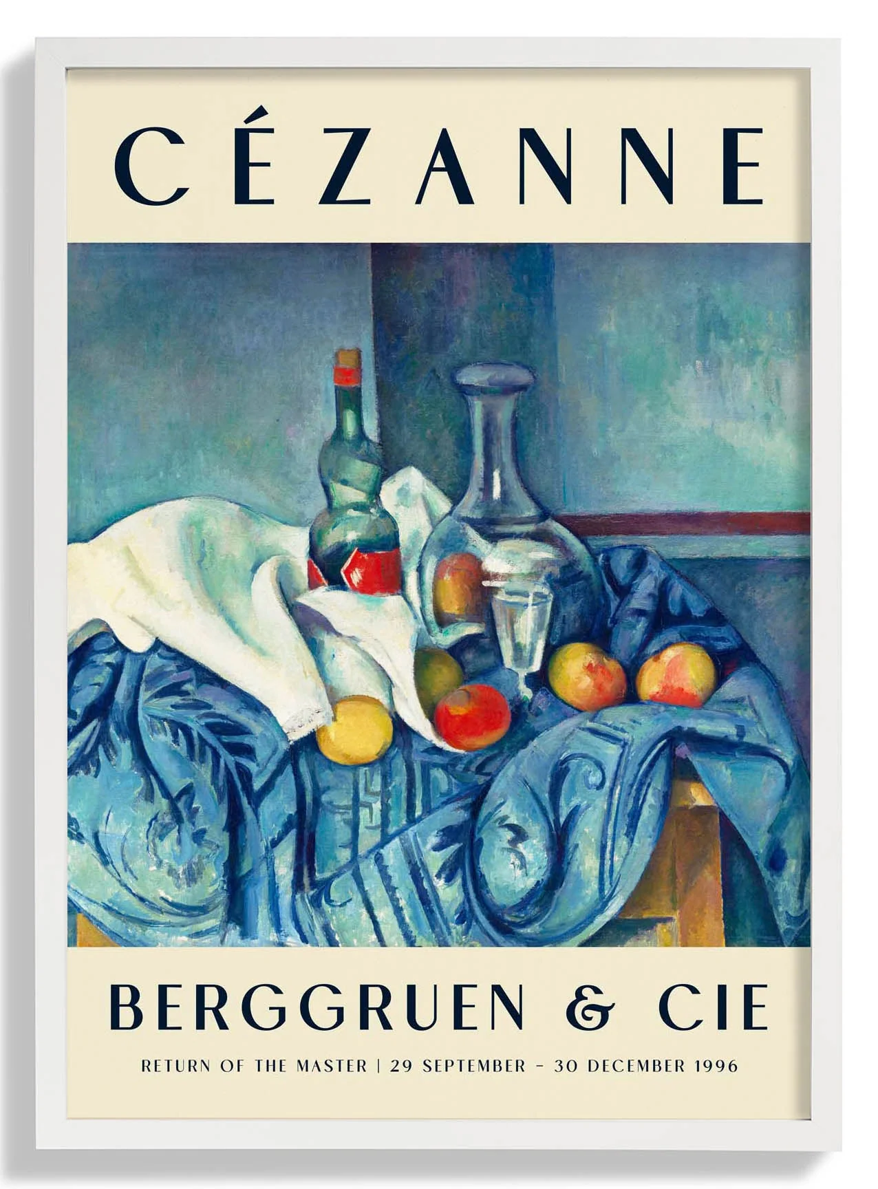 Die Pfefferminzflaschen-Kunstausstellung von Paul Cézanne