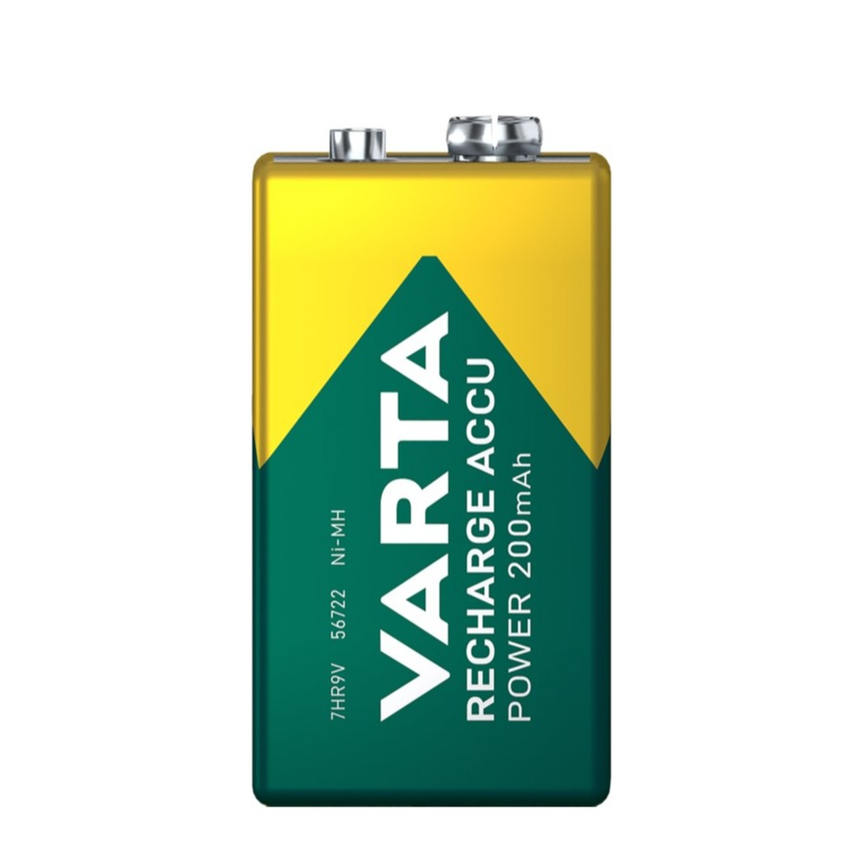 Wiederaufladbare 9 Volt 200mAh NiMH HR9V Akku Batterie 9V Block