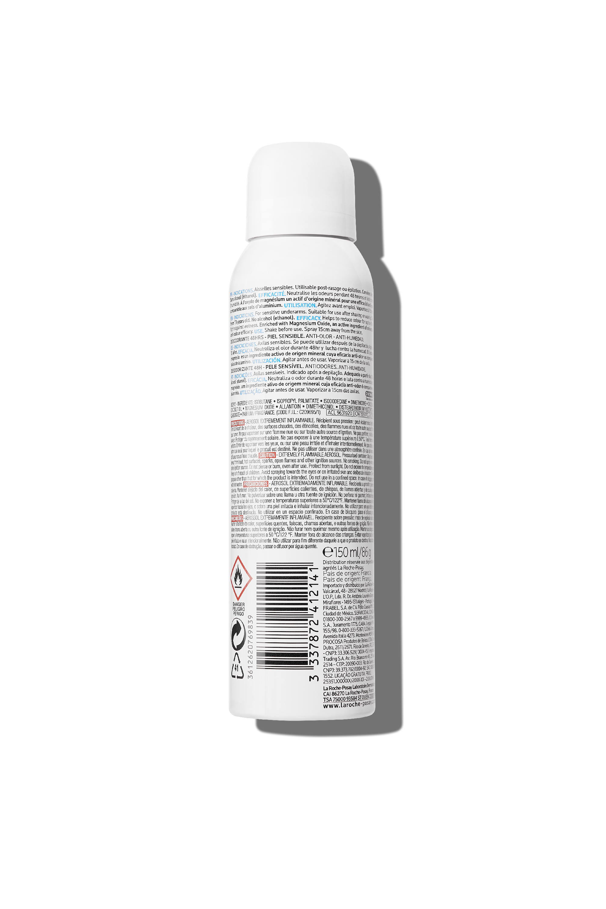 La Roche-Posay Deodorant physiologisch<br>150 ml, Spray