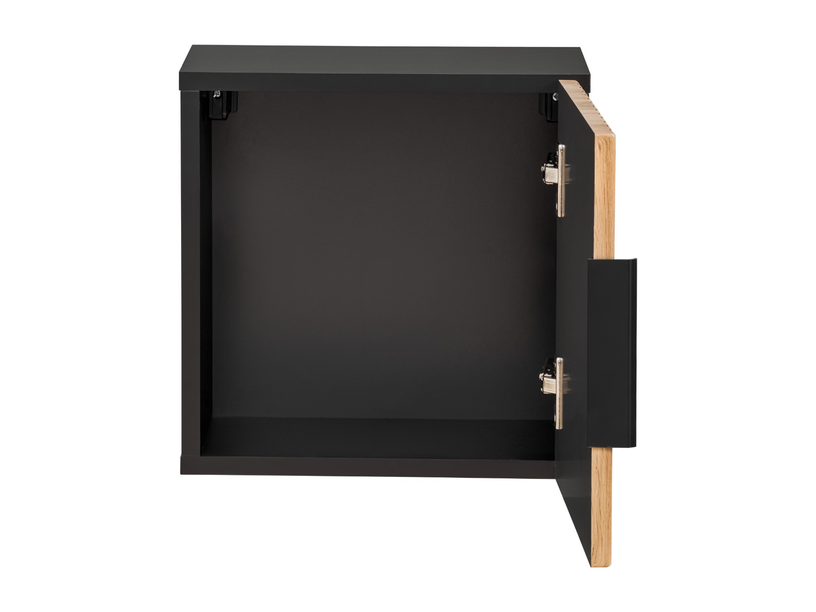 Comad Xilo Black Wotan FSC halfhoge kast 35x35cm zwart/eiken