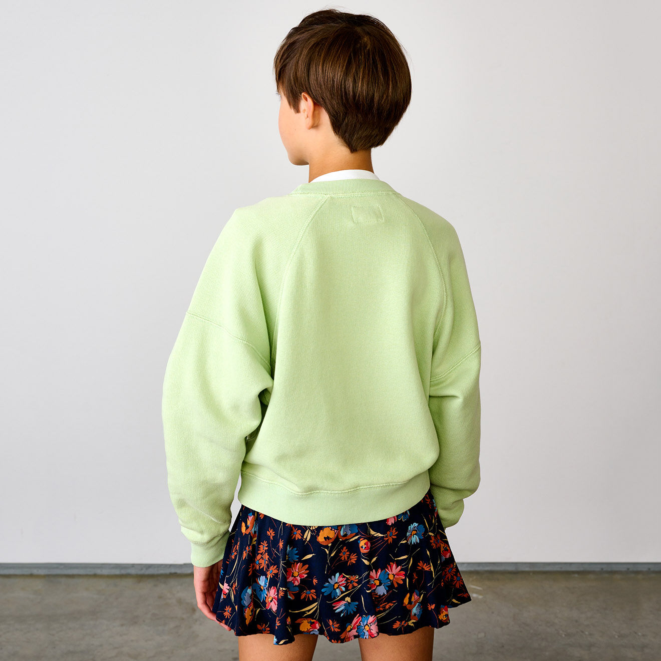 Bellerose Sweat en Coton mélangé molletonné Fade vert pistache