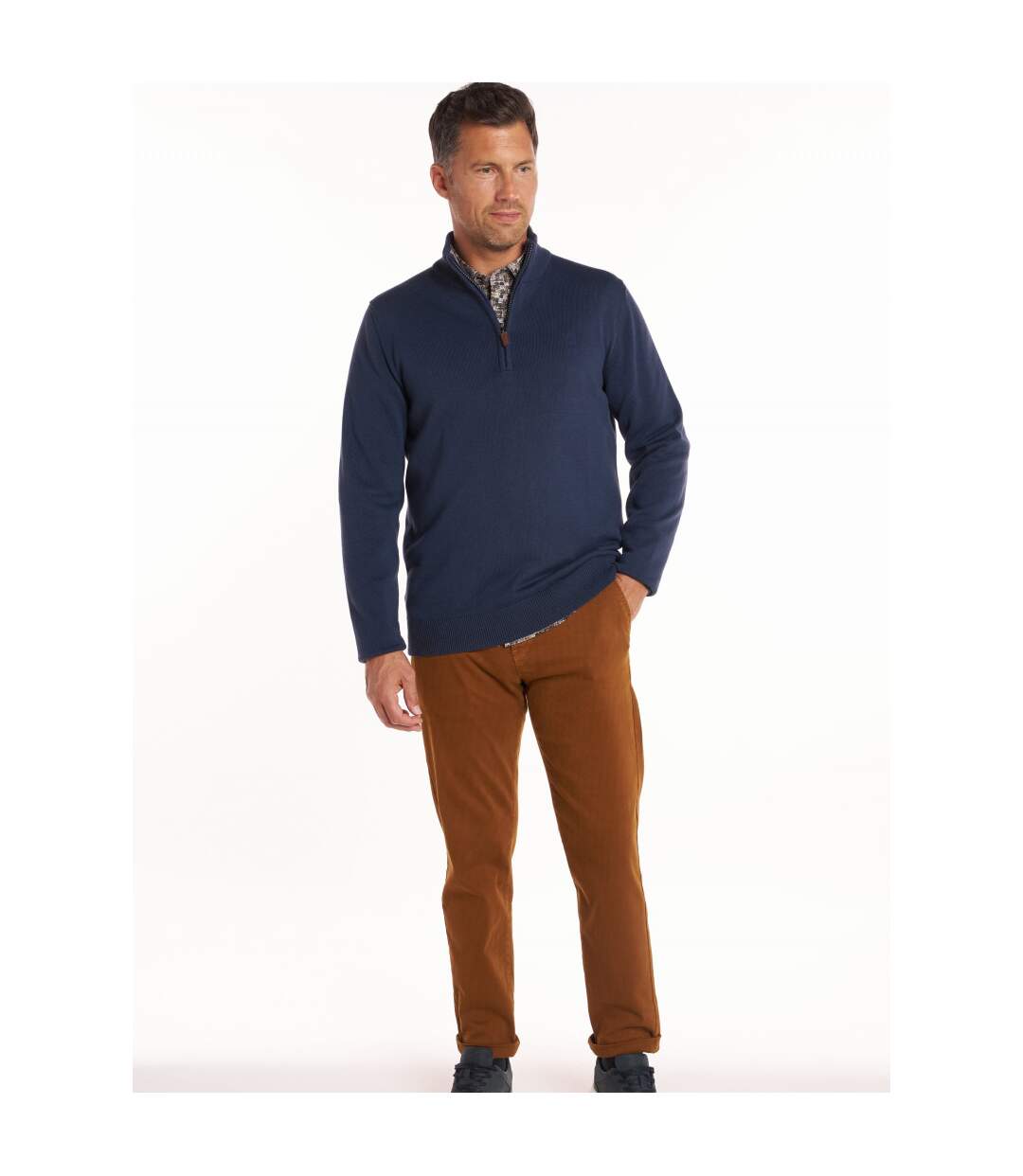 Pull col ch zip uni