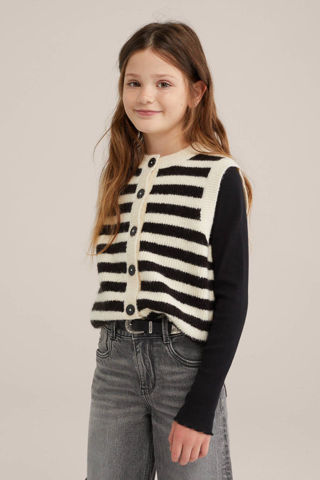 WE Fashion spencer zwart