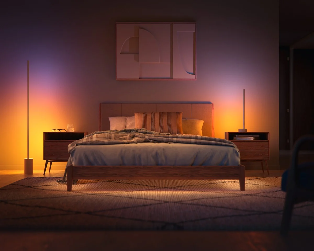 Philips Hue - Gradient Signe Bordlampe - Eg - Sømløs Farveovergang for Elegante Rum