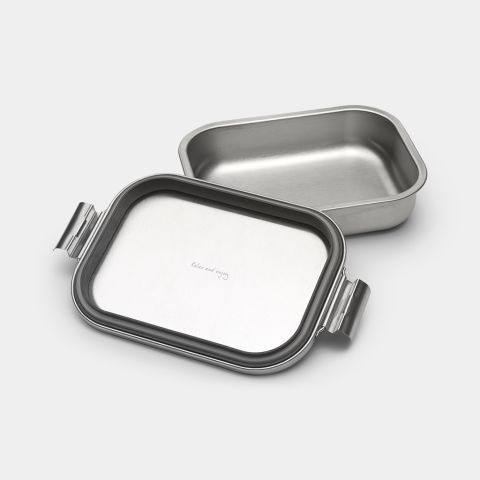 Make & Take Lunchbox, medium, roestvrij staal - Matt Steel