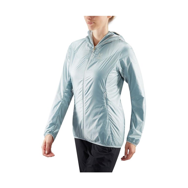 Haglöfs Aran Valley Jacket Women Haze/Mosaic Blue