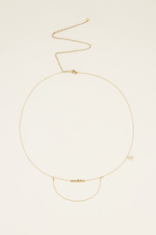 Souvenirs belly chain sunshine-goudkleurig