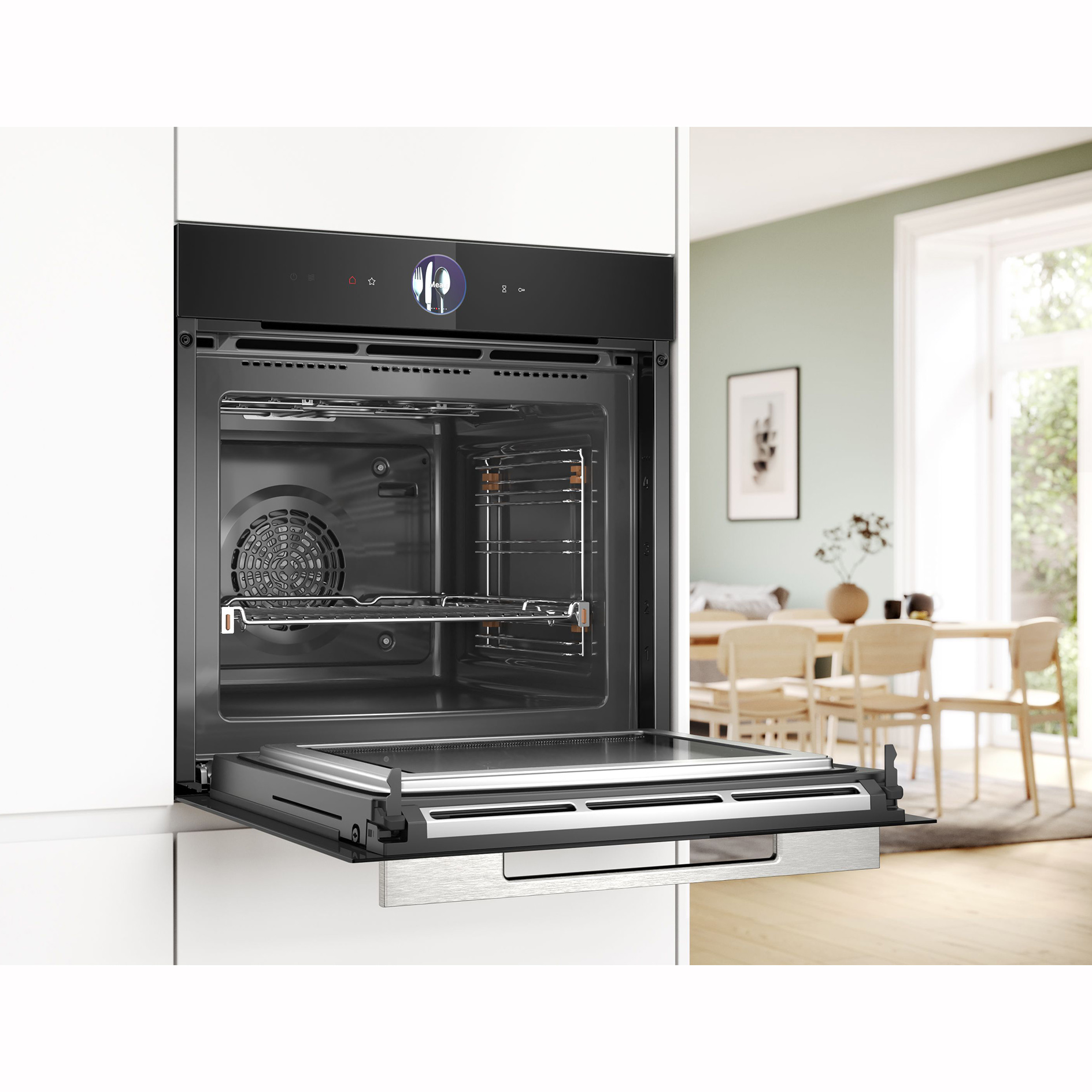 BOSCH Einbau-Backofen HMG776NB1- Pyrolyse - Mikrowellen-Funktion