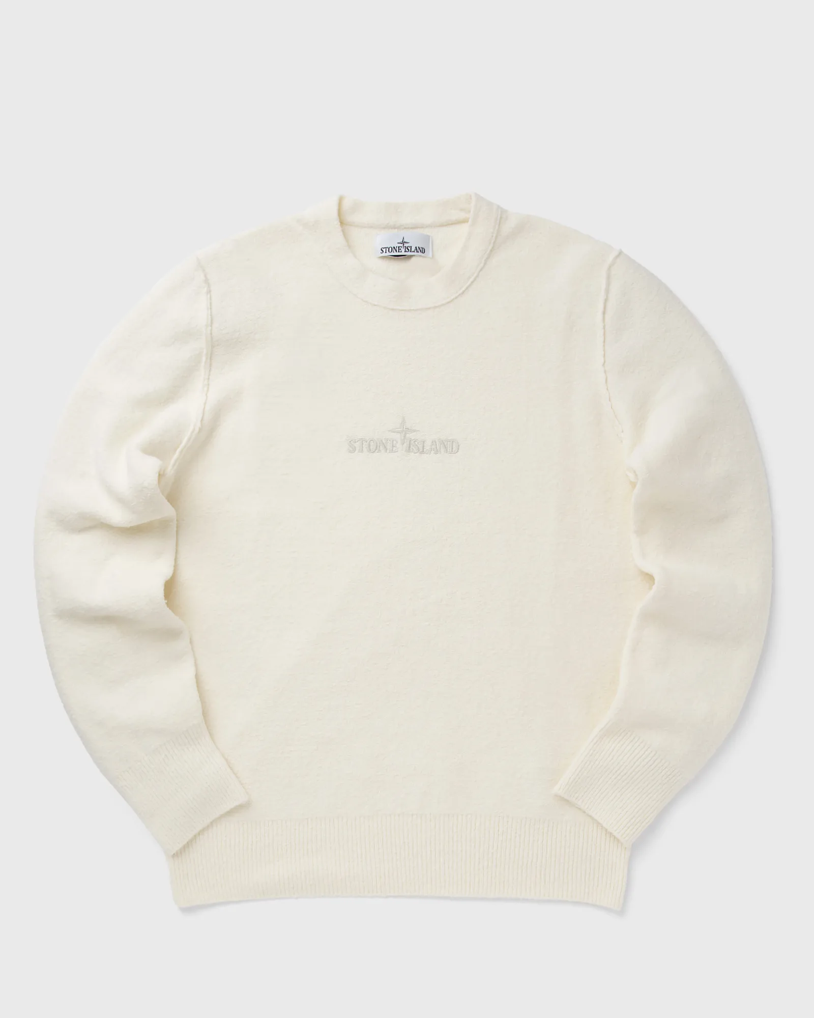 Stone Island Off-White Embroidered Sweater