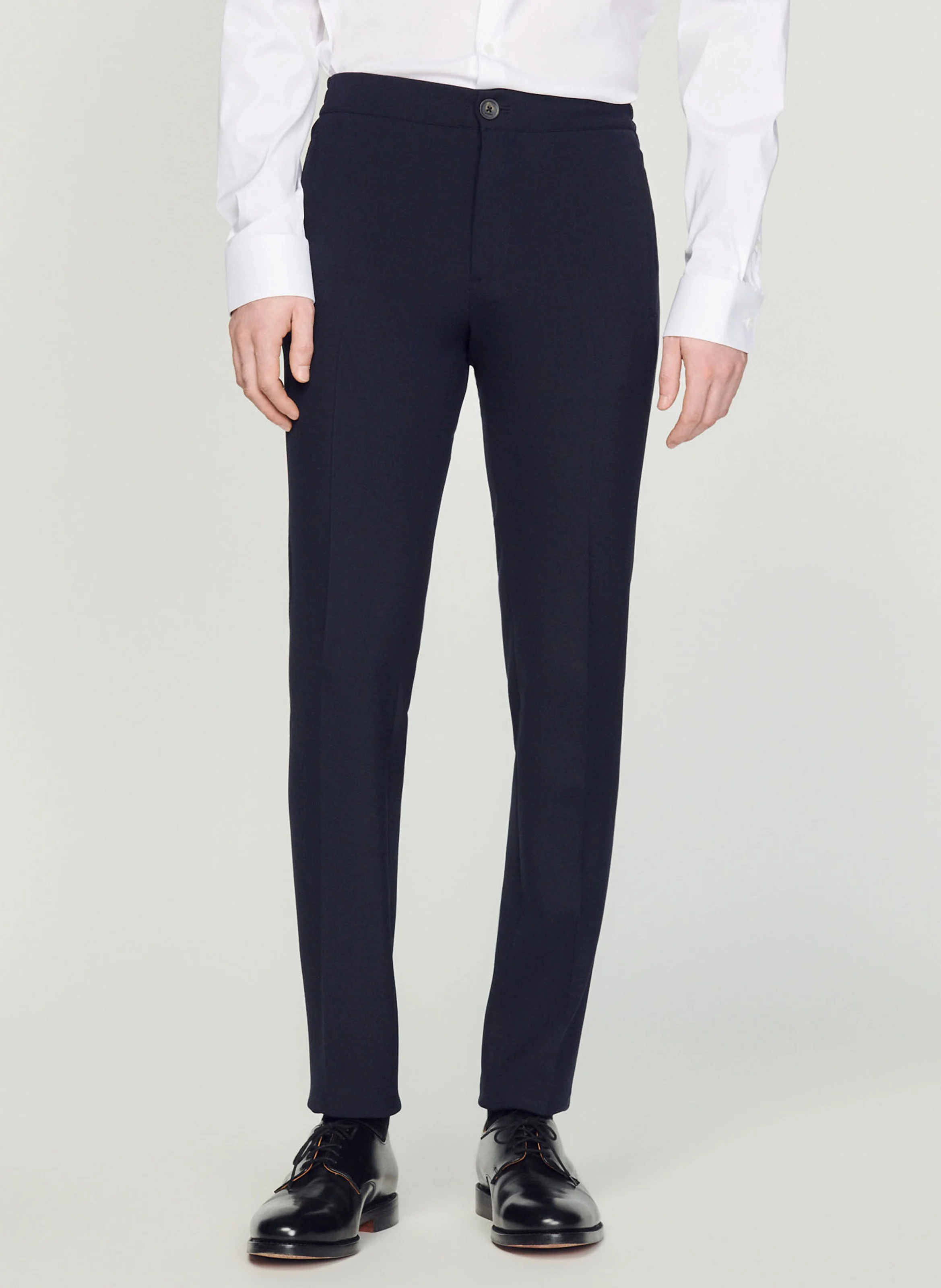 Pantalon droit| Bleu