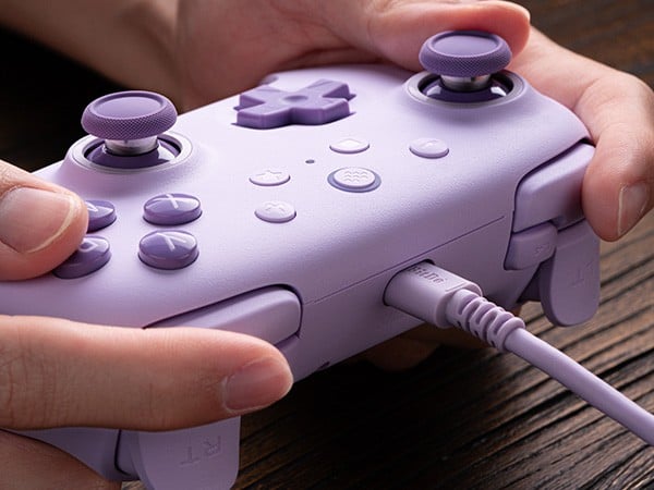 8BitDo Ultimate 2C Wired Pad Purple