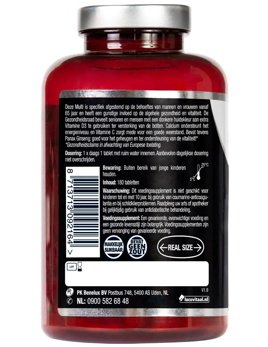 Multi A-Z 65+ tabletten