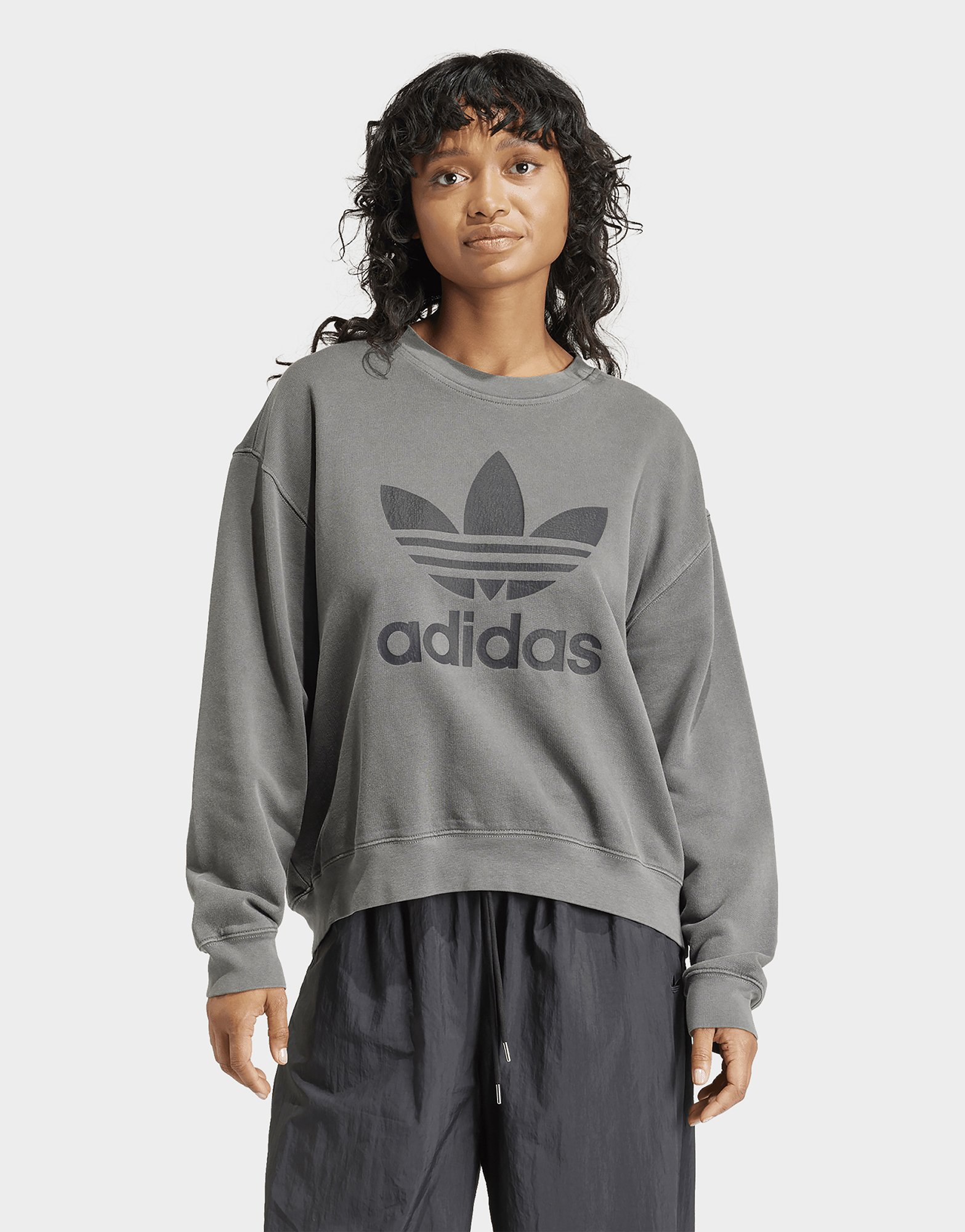 adidas Originals Sweat-shirt délavé Trèfle