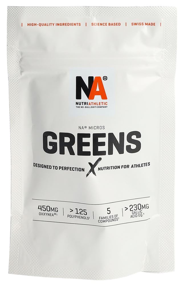 NUTRIATHLETIC Greens Caps<br>30 Stück, Beutel, Kapsel