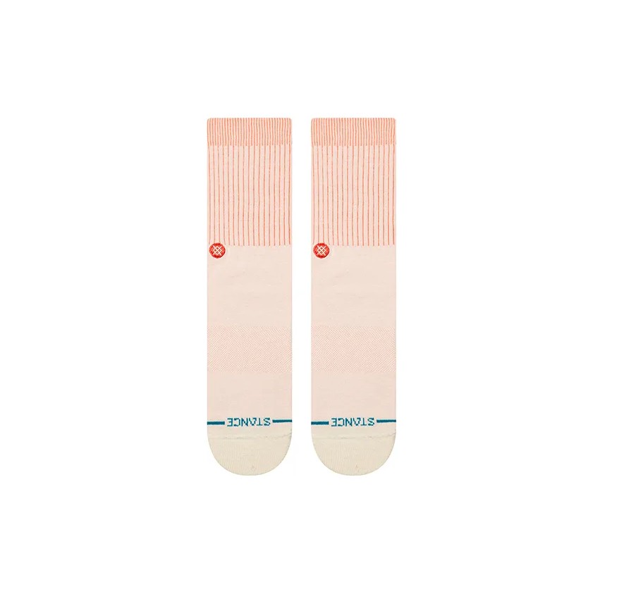 Stance Icon Pop Crew Coral M