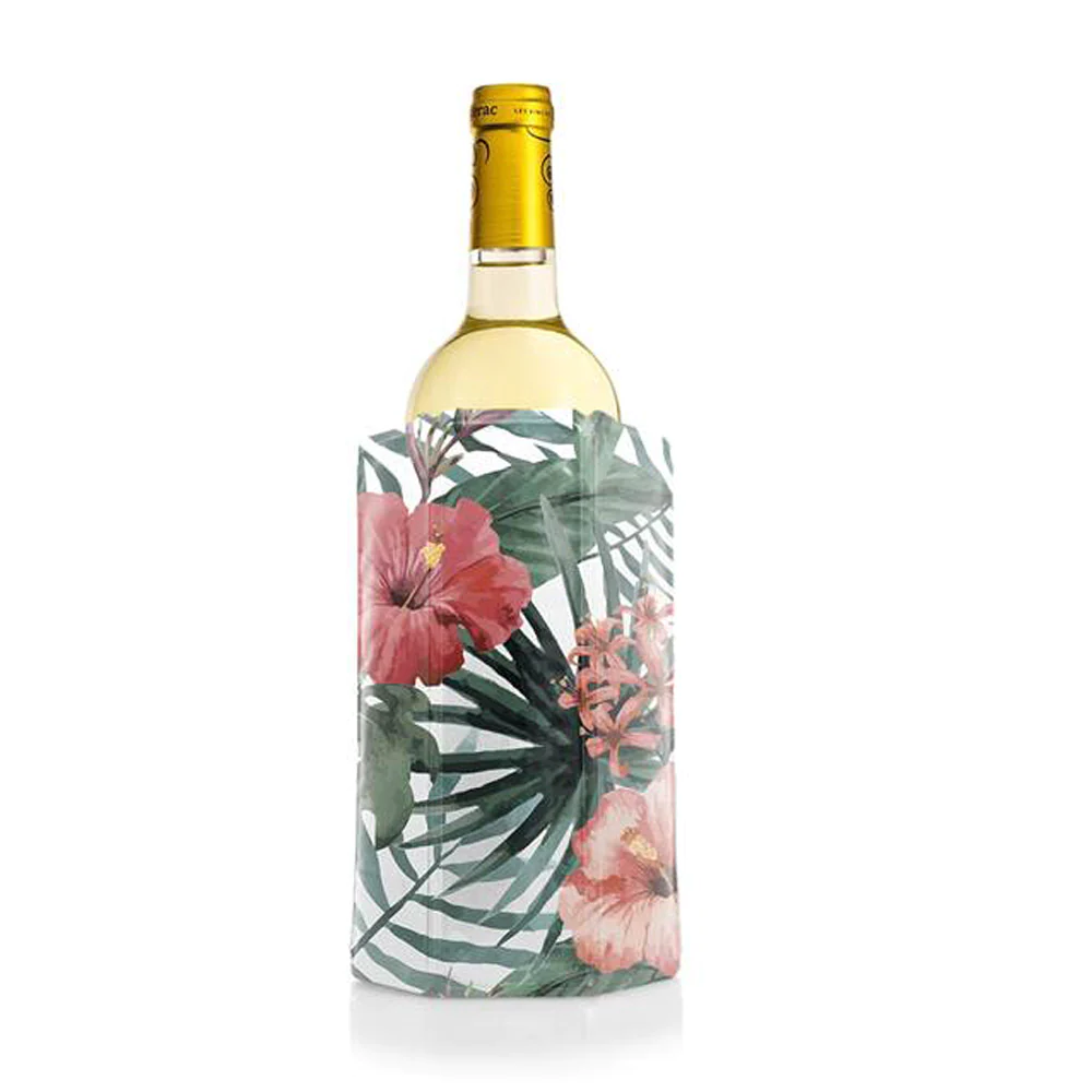 Rafraichisseur à vin motif botanique Vacuvin
