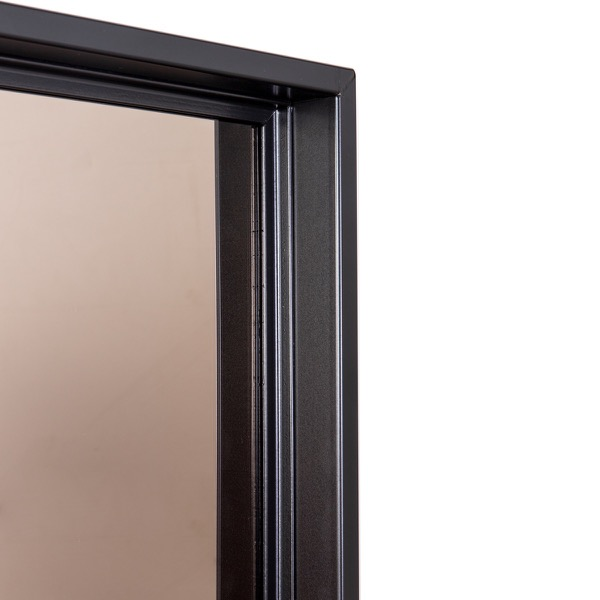 Spiegel New York zwart - brons glas 100x244