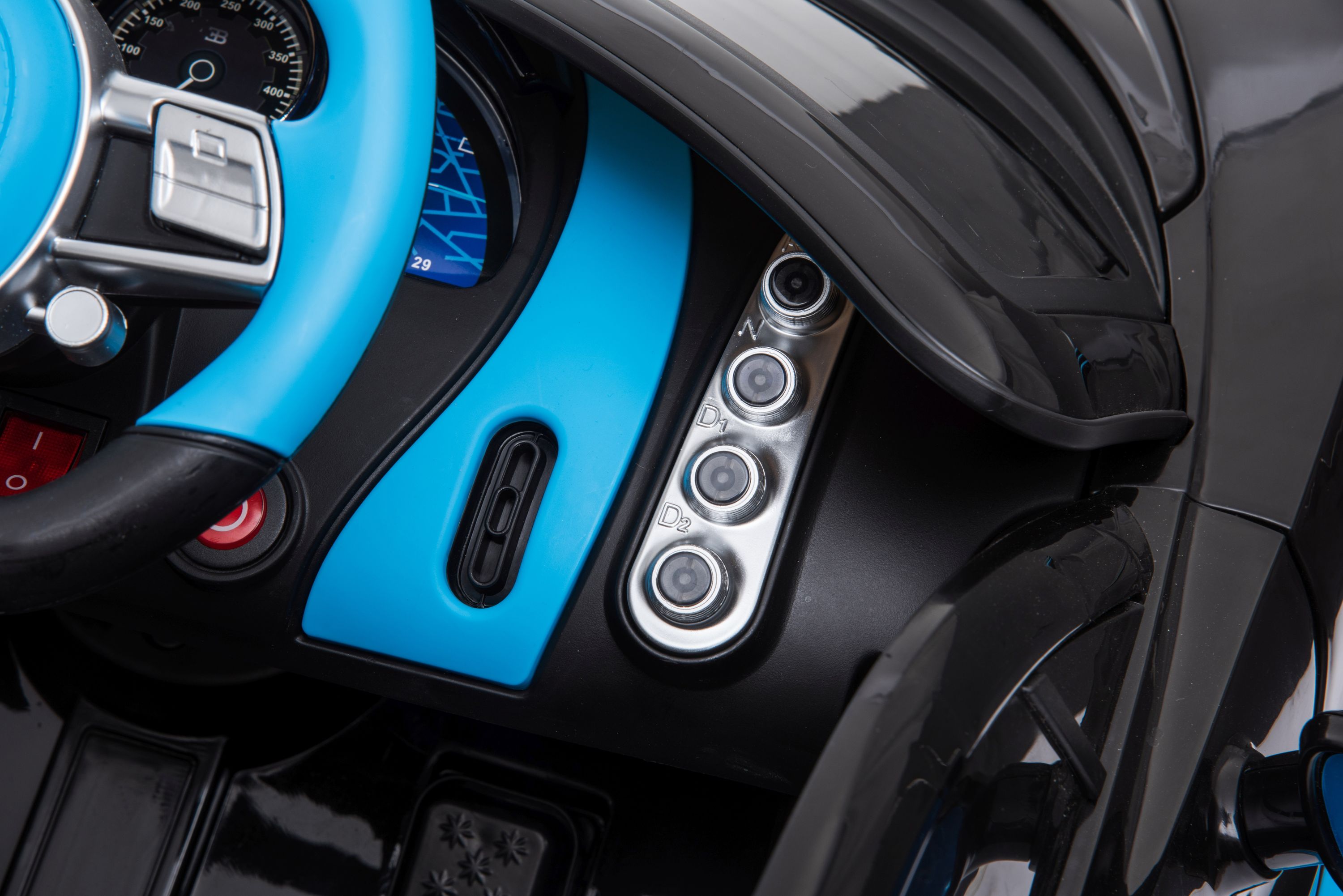 Elektroauto Kinder Bugatti Divo schwarz