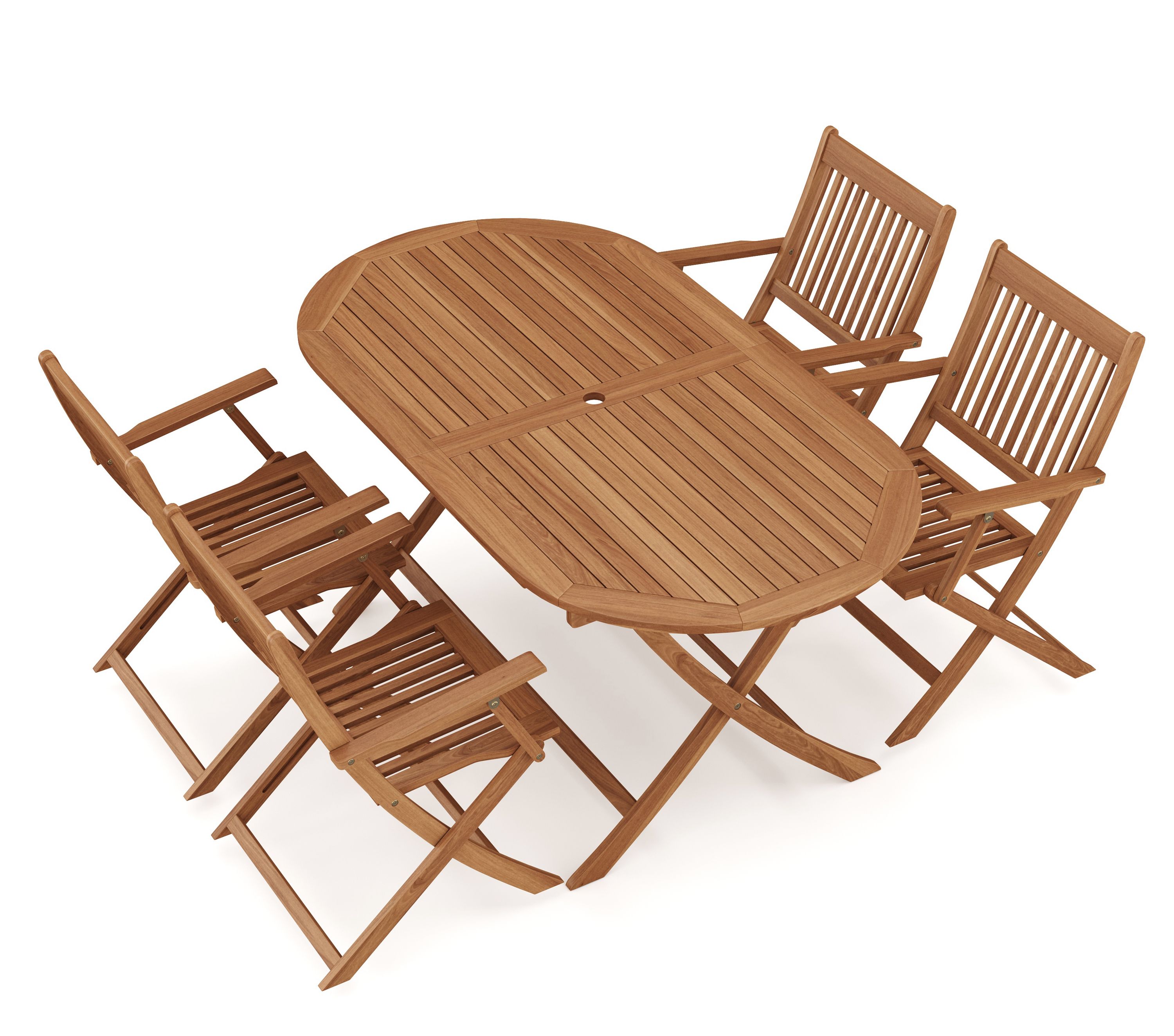 Gartenmöbel Set Holz ADONIS 5-teilig