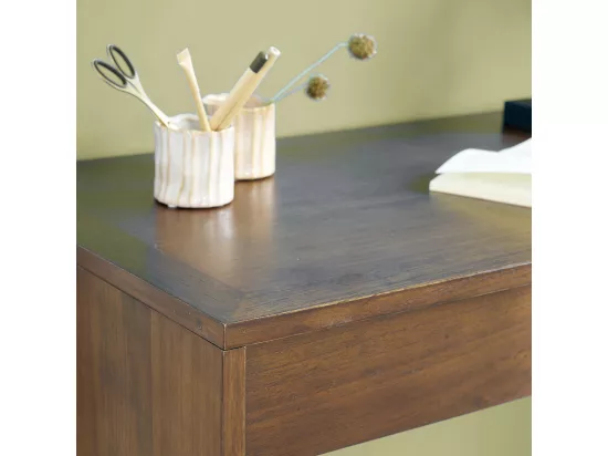 Console en mindi massif finition noyer 120 cm