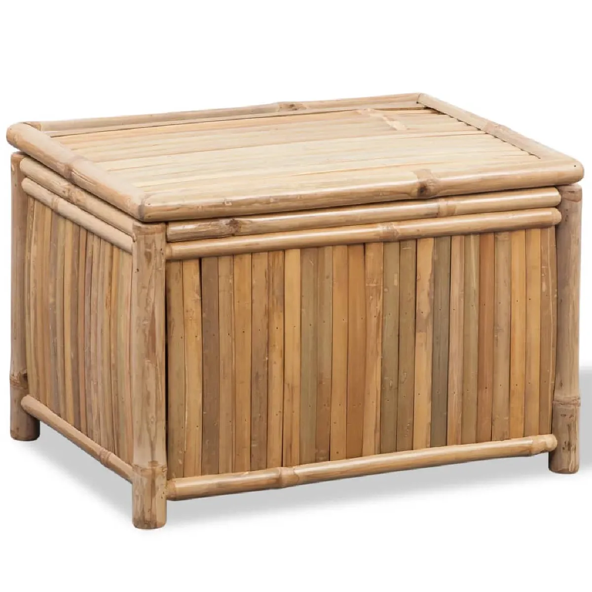 vidaXL Boîte de rangement Bambou 3 pcs
